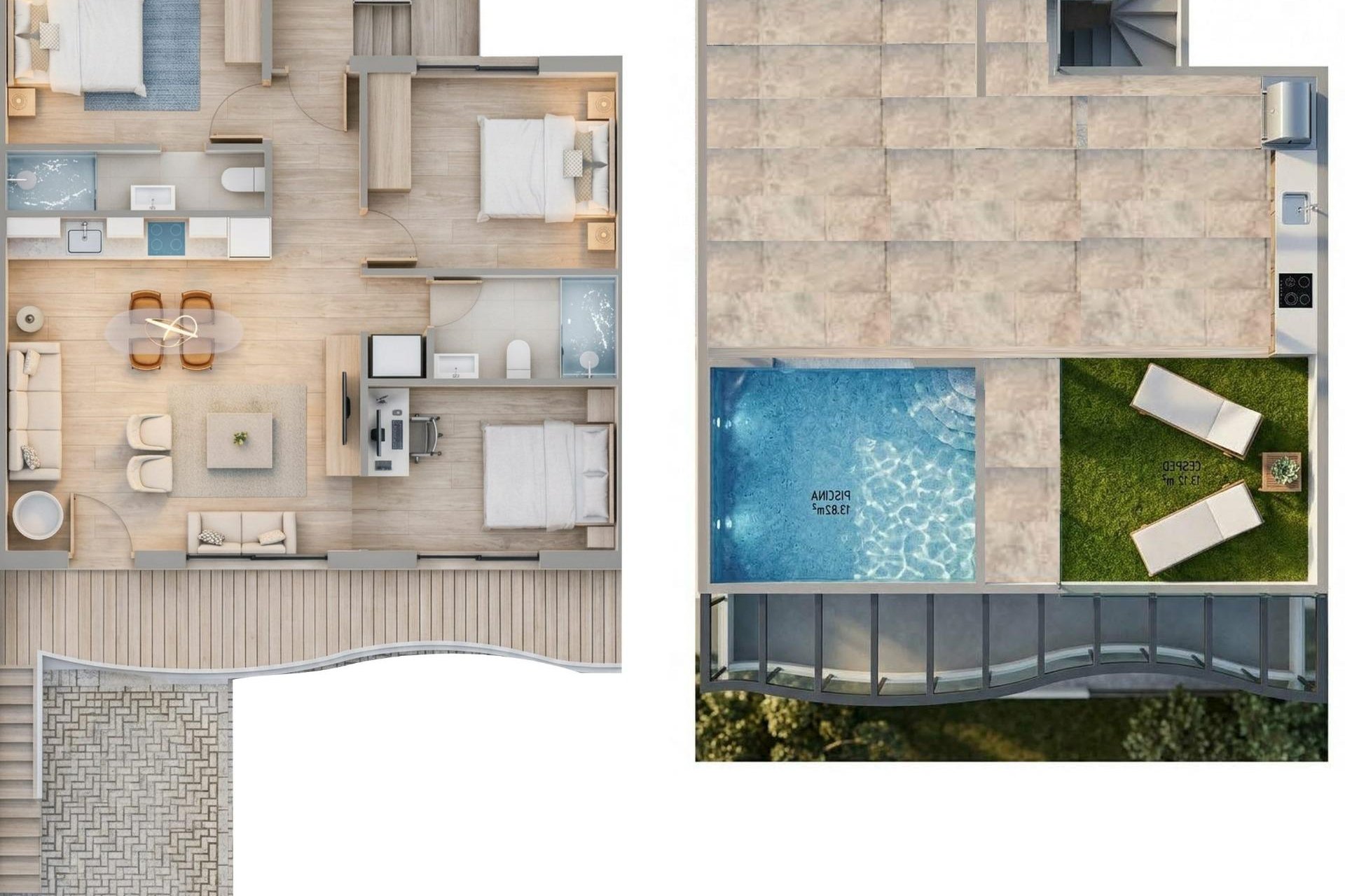 Neue Gebäude - Bungalow - Pilar de la Horadada - parques de Andromeda