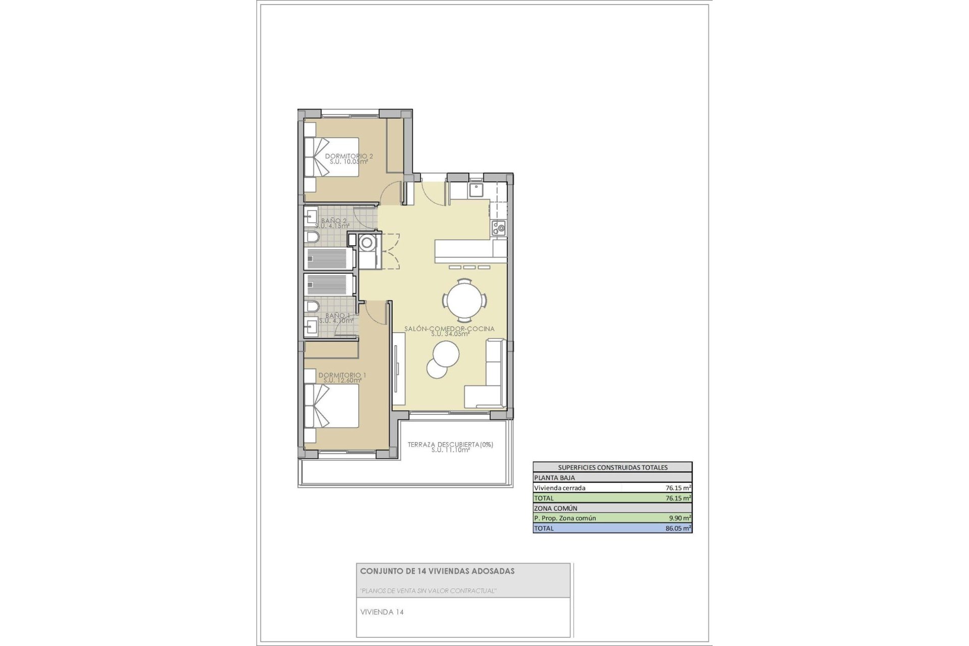 Neue Gebäude - Bungalow - Rojales - Pueblo
