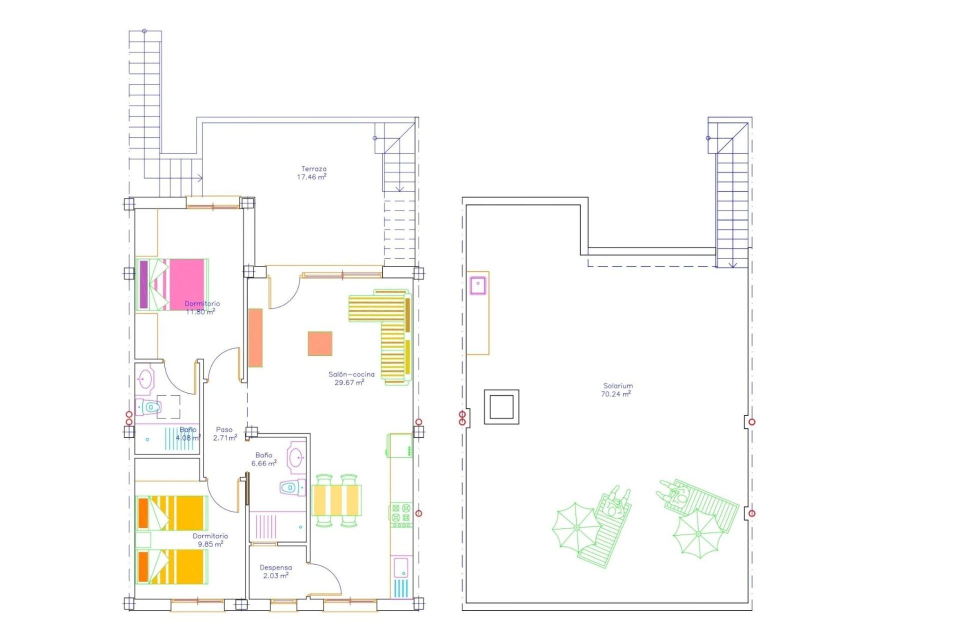 Neue Gebäude - Bungalow - San Javier - pueblo