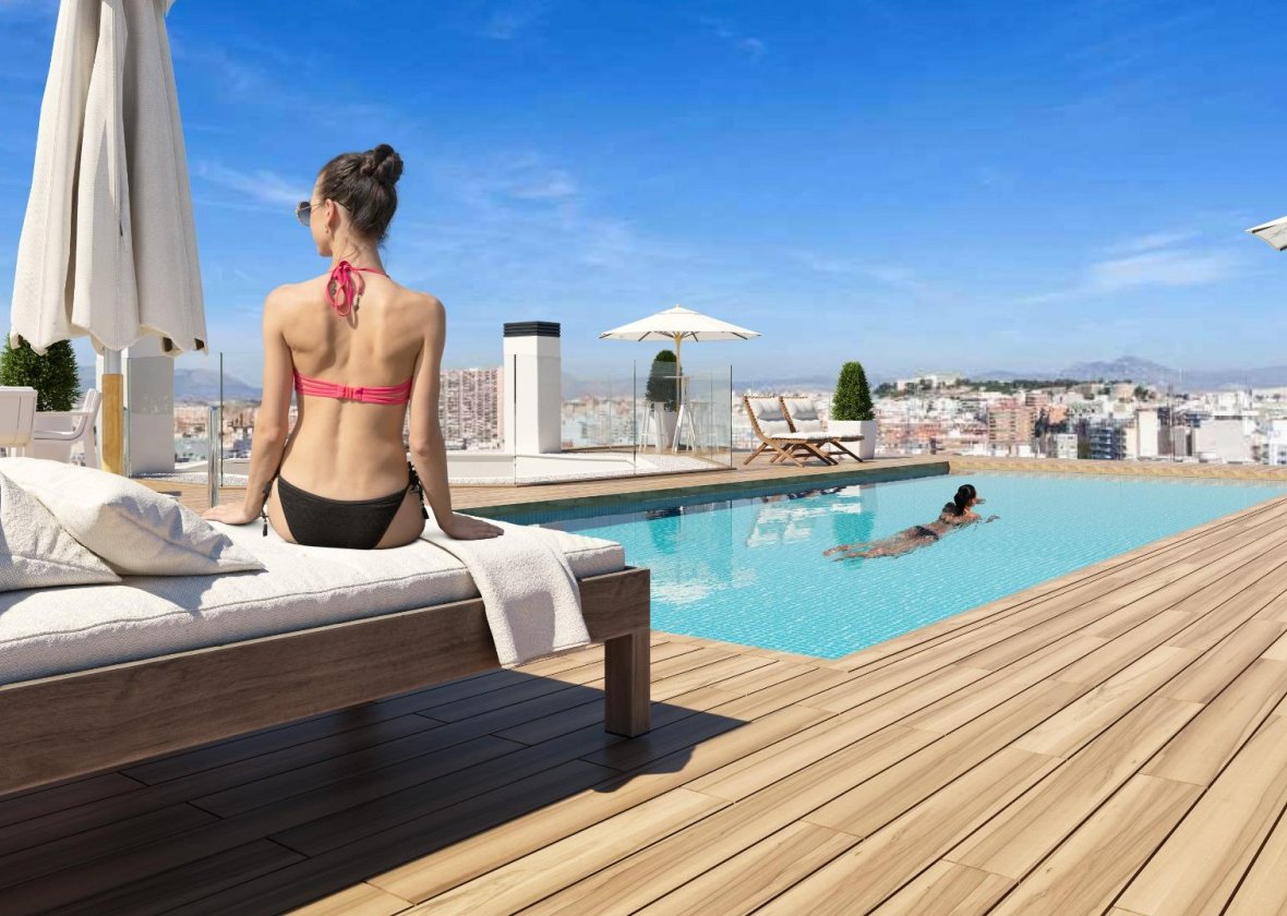 Neue Gebäude - Penthouse - Alicante - Florida Baja