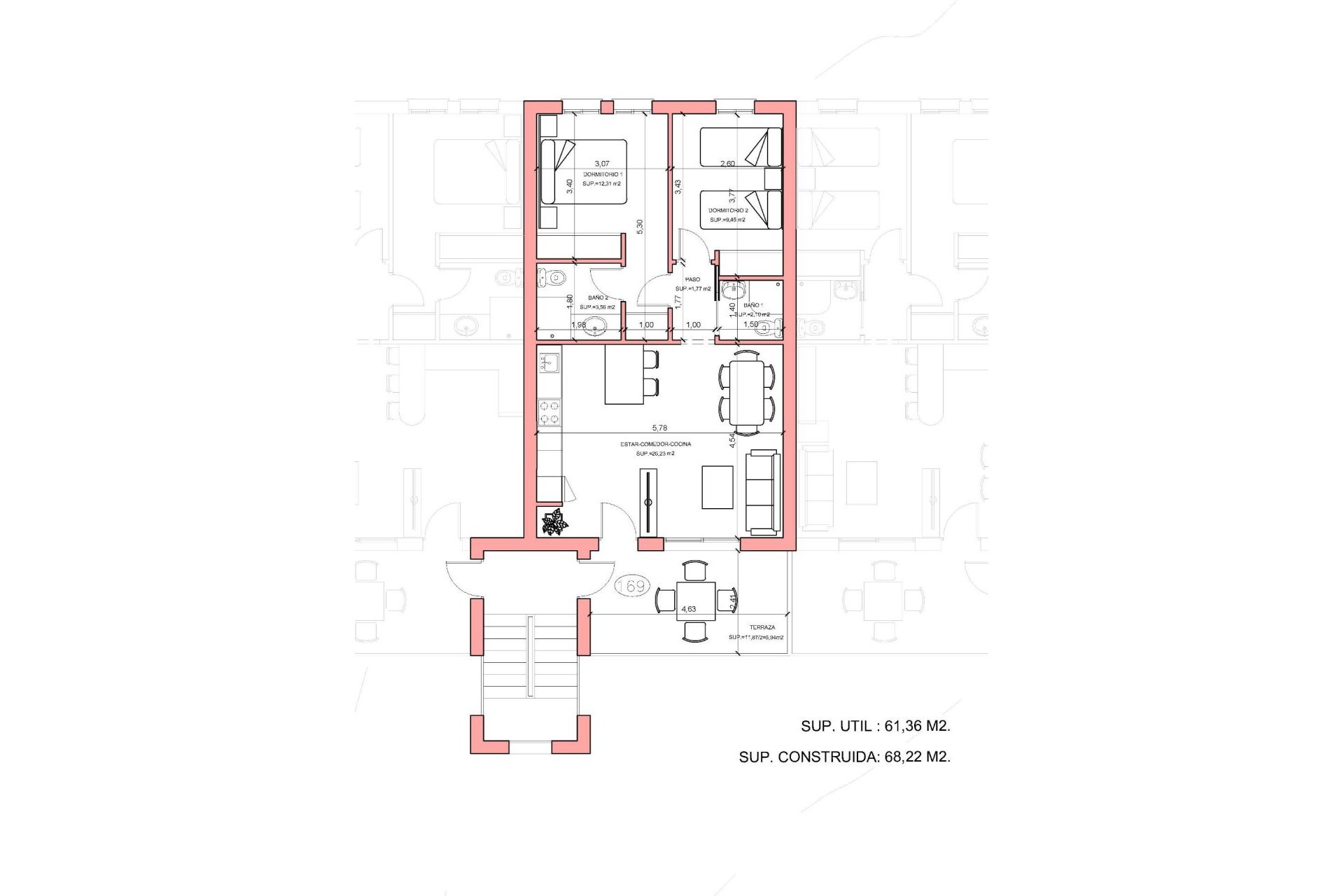 Neue Gebäude - Penthouse - Fuente Álamo - La Pinilla
