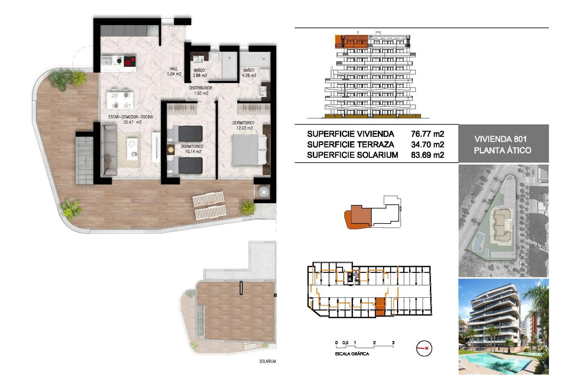 Neue Gebäude - Penthouse - Guardamar del Segura - Puerto