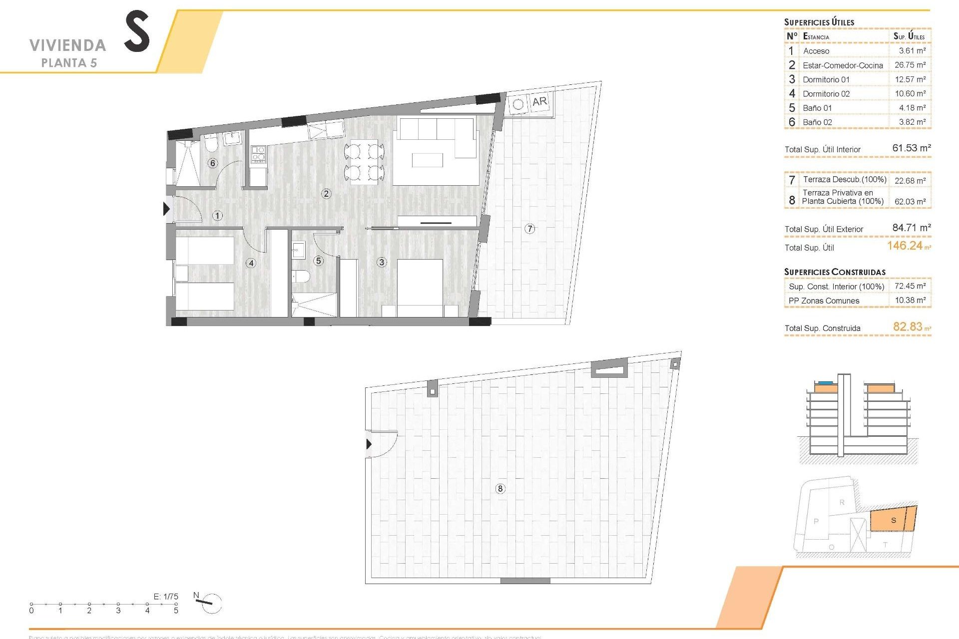 Neue Gebäude - Penthouse - Torrevieja - Centro