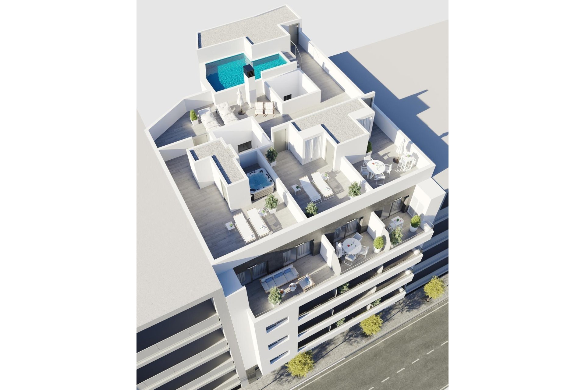 Neue Gebäude - Penthouse - Torrevieja - Centro