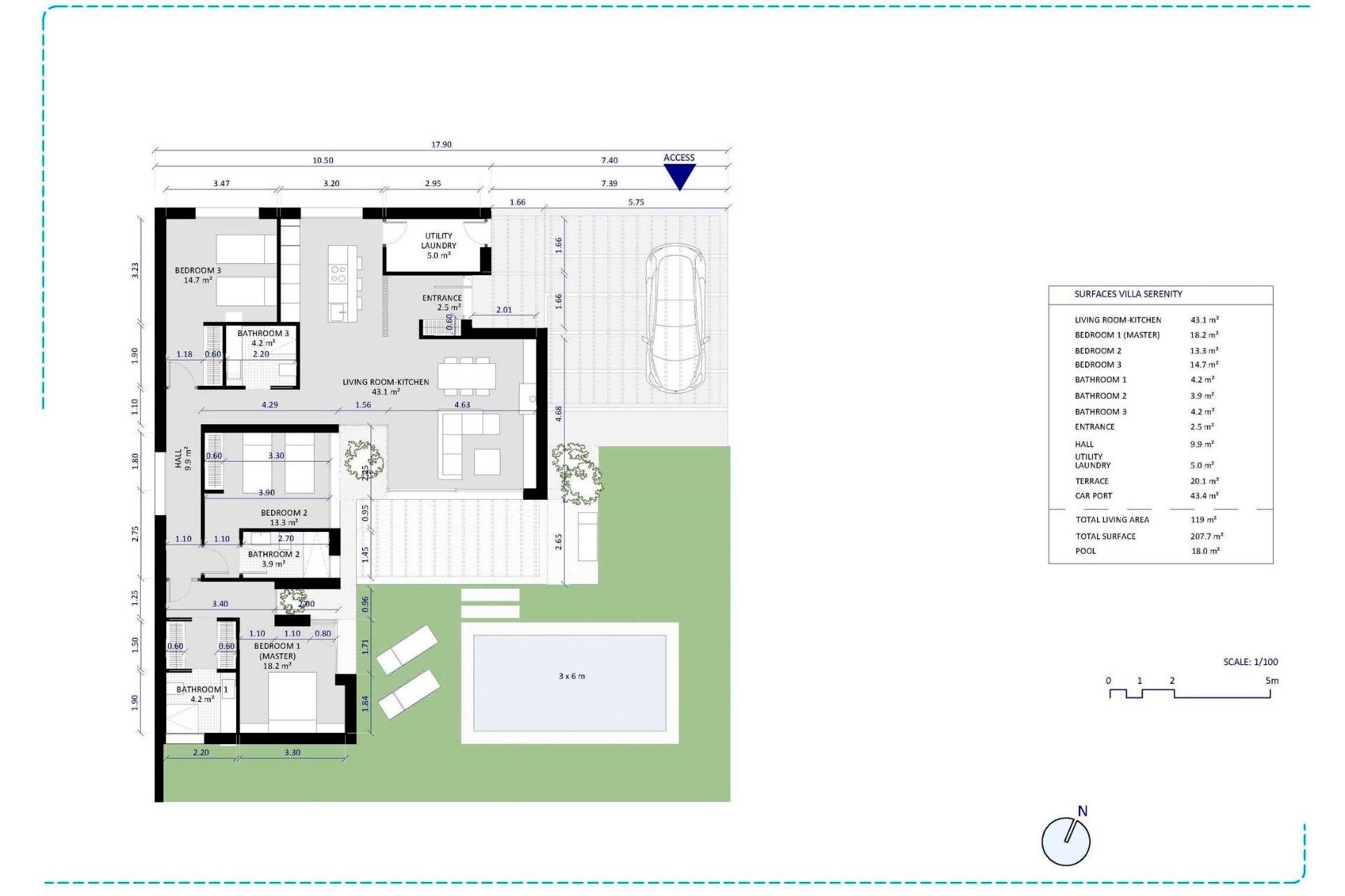 Neue Gebäude - Villa - Baños y Mendigo - Altaona Golf