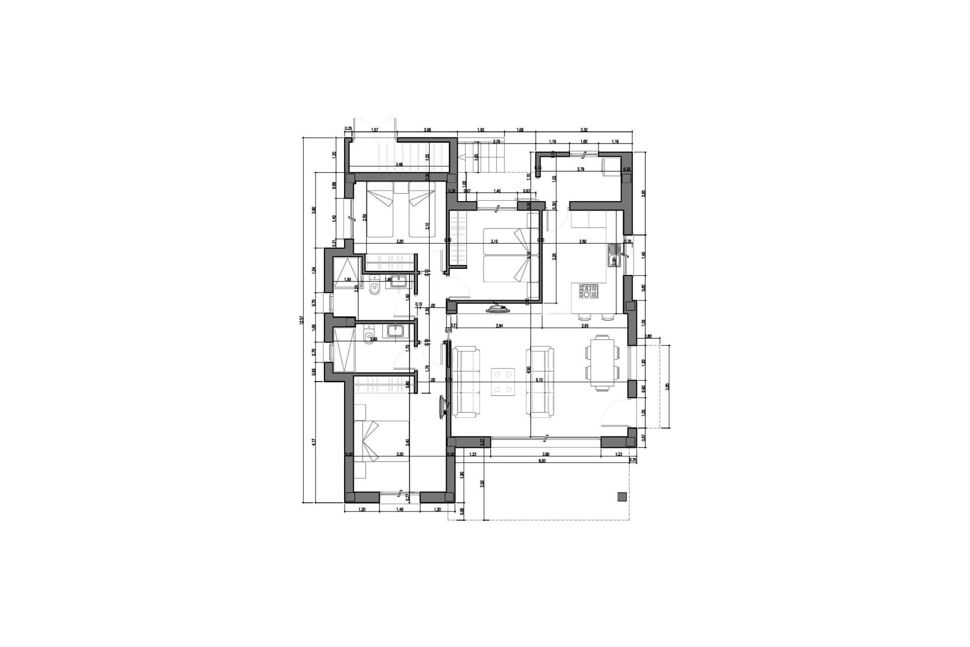 Neue Gebäude - Villa - Rafal - polideportivo