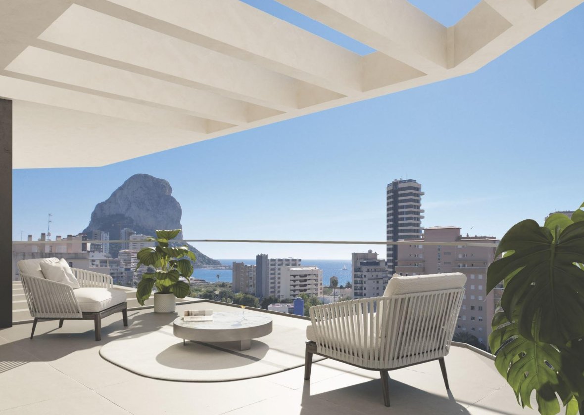 Neue Gebäude - Wohnung - Calpe - Playa Cantal Roig