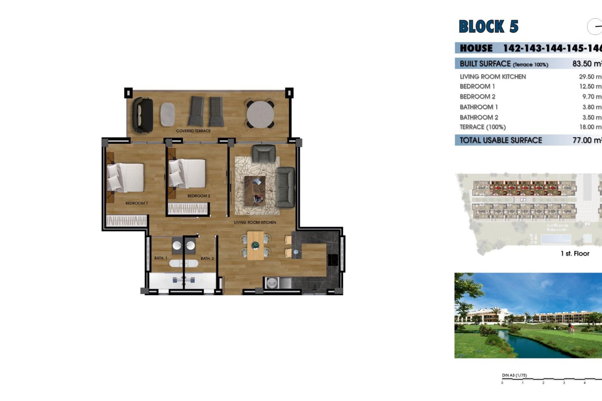 Neue Gebäude - Wohnung - Los Alcazares - La Serena Golf