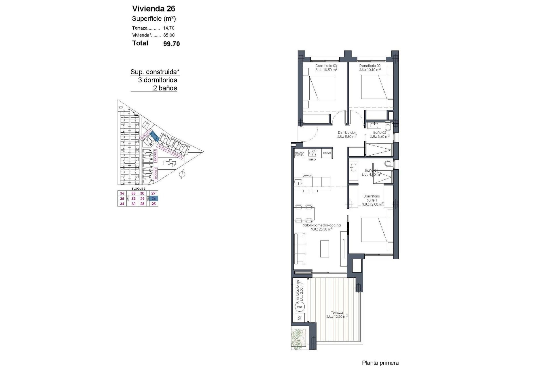 Neue Gebäude - Wohnung - Los Alcazares - Serena Golf