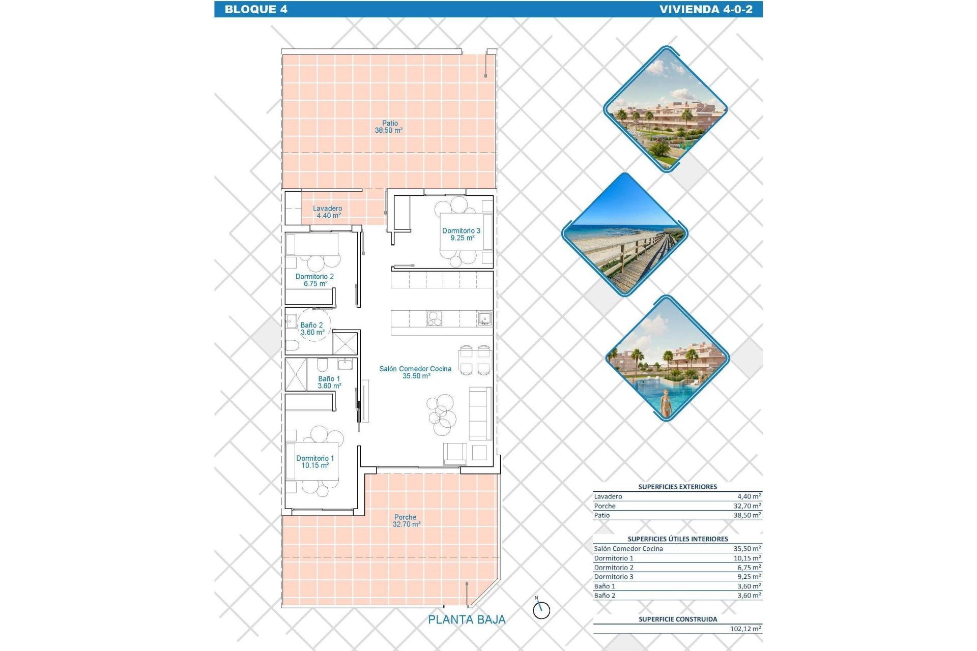 Neue Gebäude - Wohnung - Pilar de la Horadada - Lo Monte