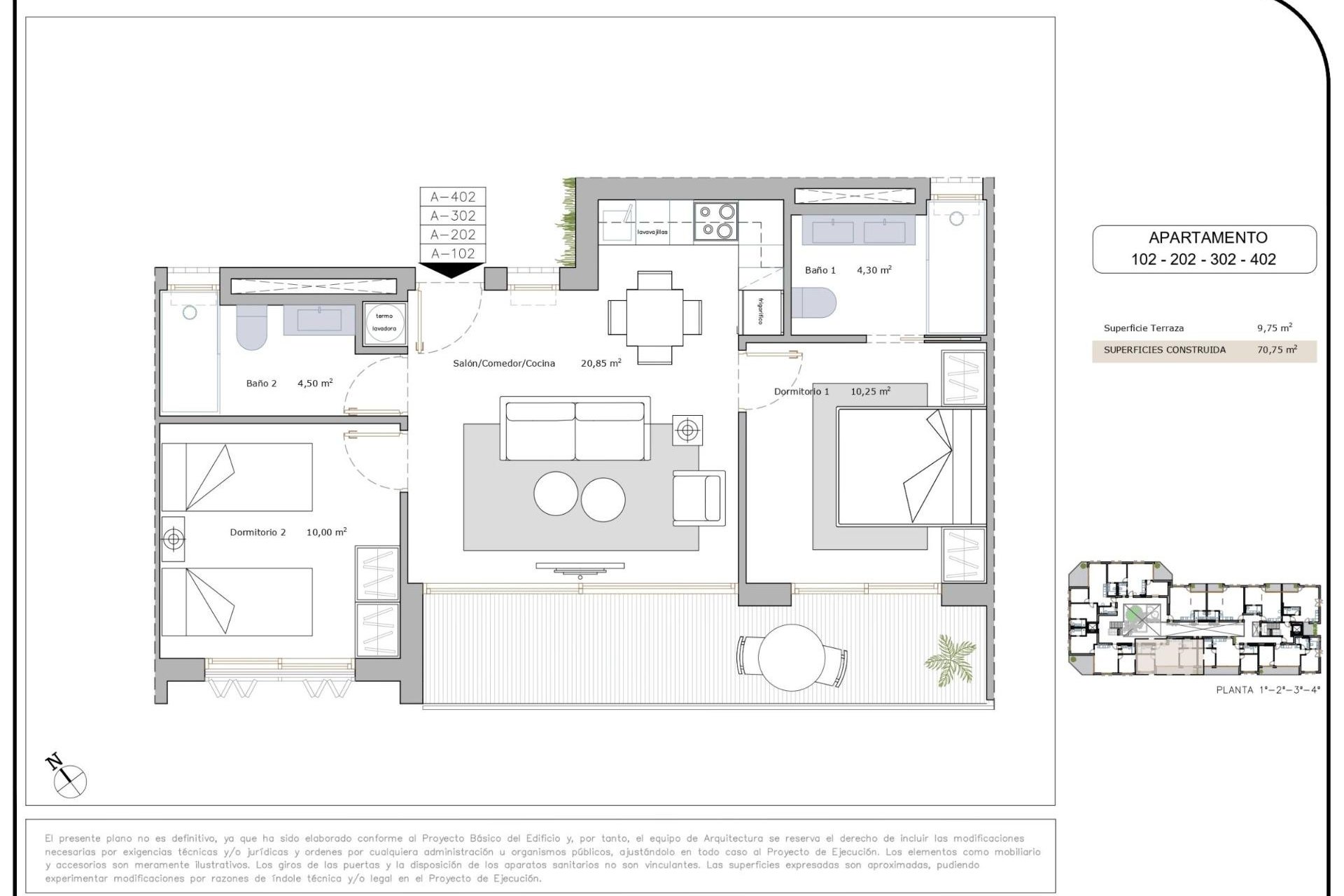 Neue Gebäude - Wohnung - San Pedro del Pinatar - Lo Pagan