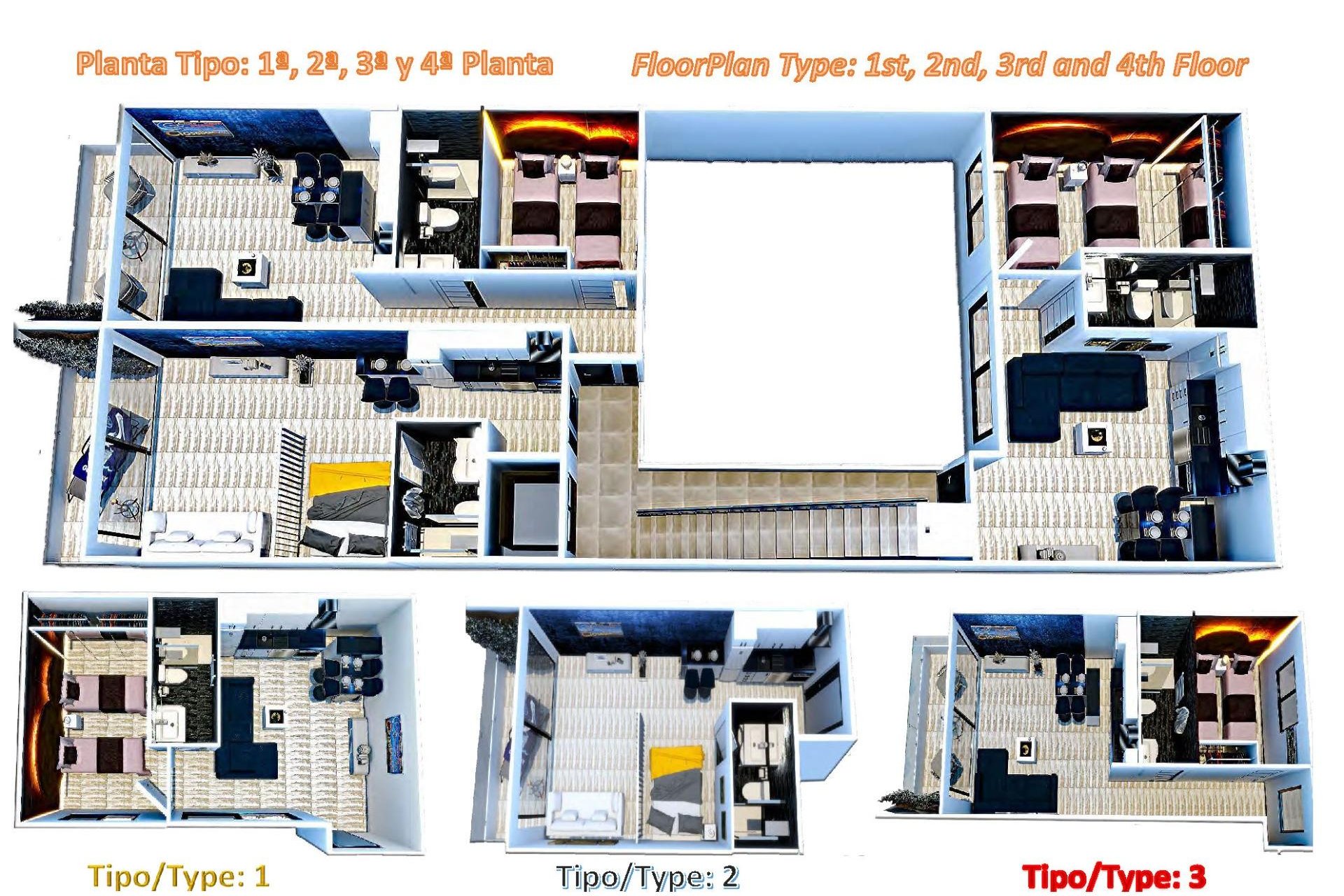 Neue Gebäude - Wohnung - Torrevieja - Centro