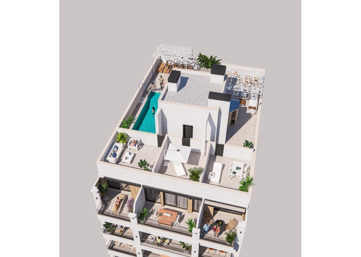 Neue Gebäude - Wohnung - Torrevieja - Playa de El Cura