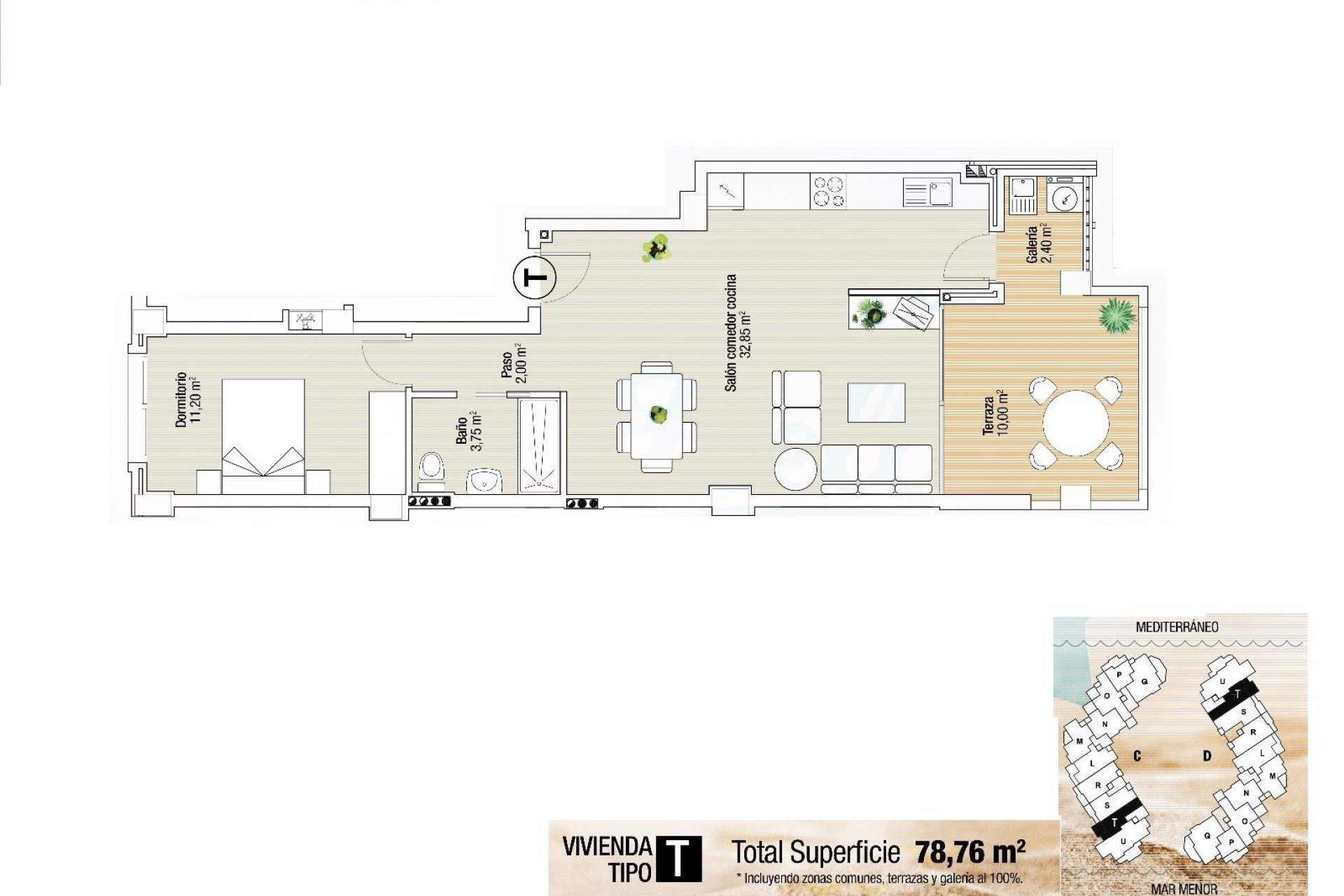 New Build - Apartment / flat - La Manga del Mar Menor - La Manga