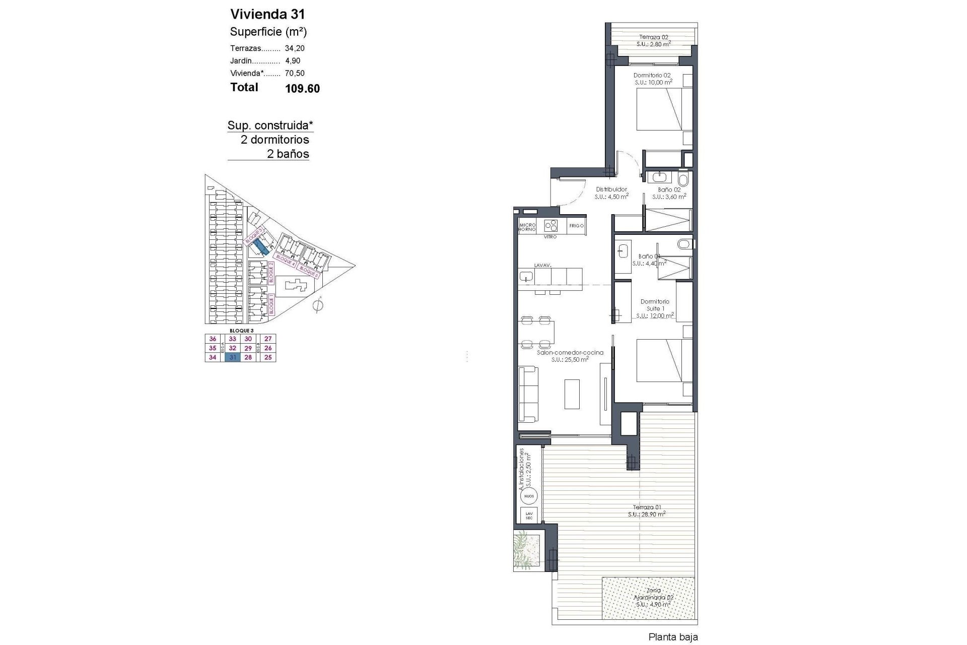 New Build - Apartment / flat - Los Alcazares - Serena Golf