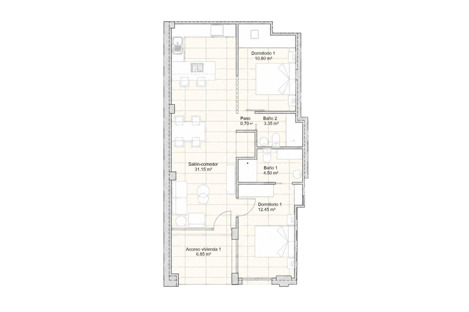New Build - Apartment / flat - San Javier - pueblo
