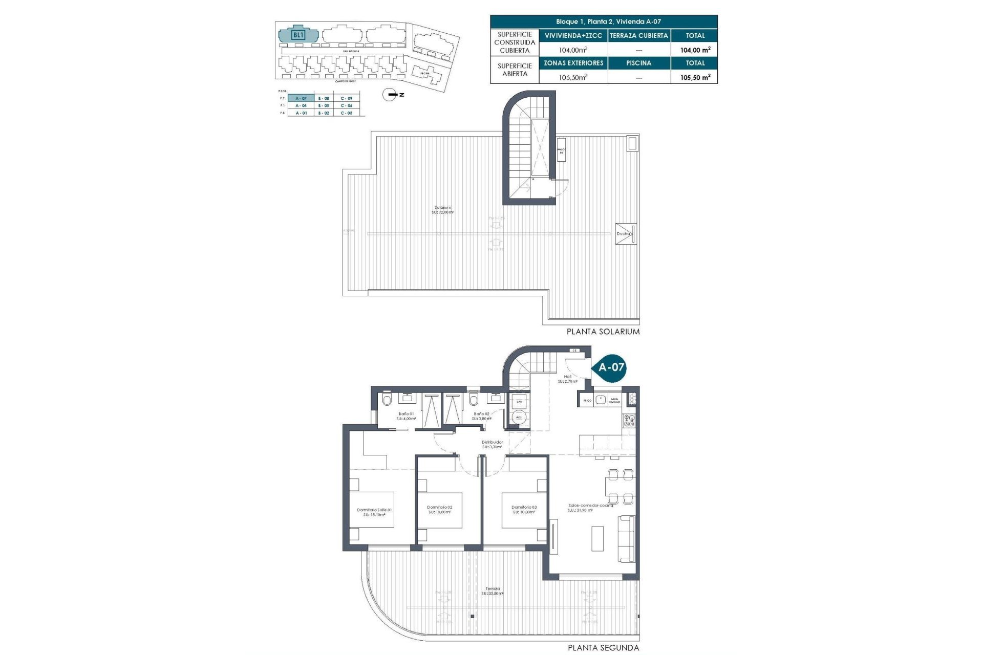 New Build - Penthouse - Los Alcazares - Serena Golf