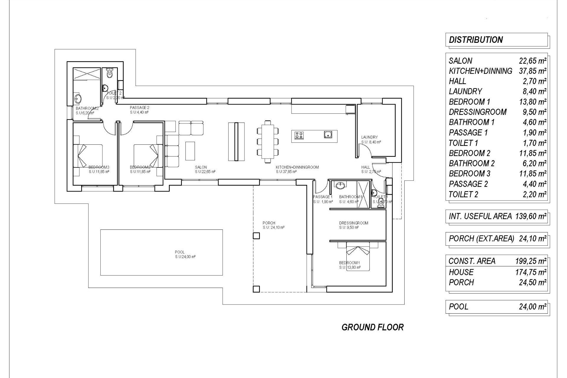 New Build - Villa - Pinoso - Lel