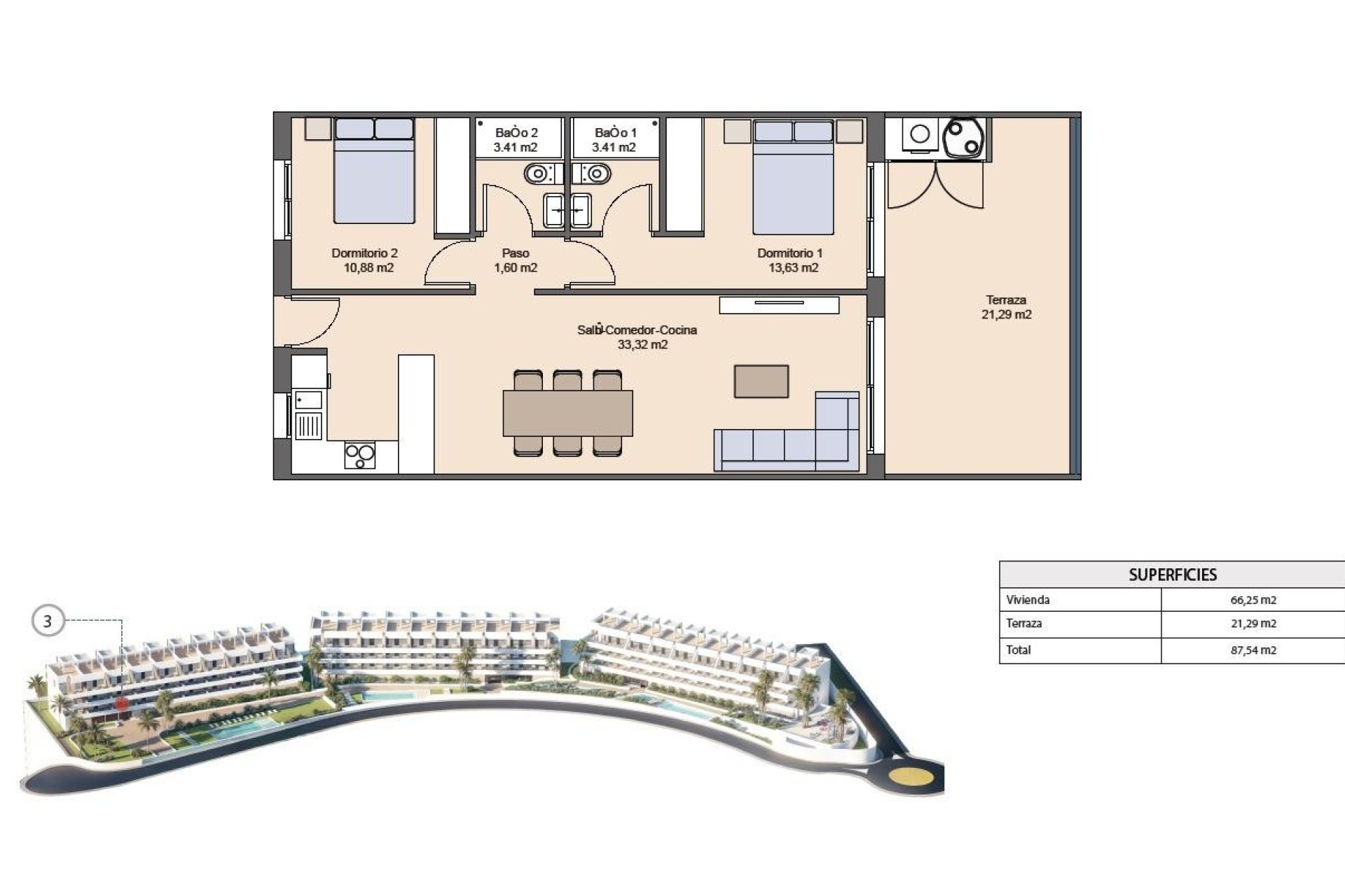 Obra nueva - Apartamento / piso - Finestrat - Balcón De Finestrat