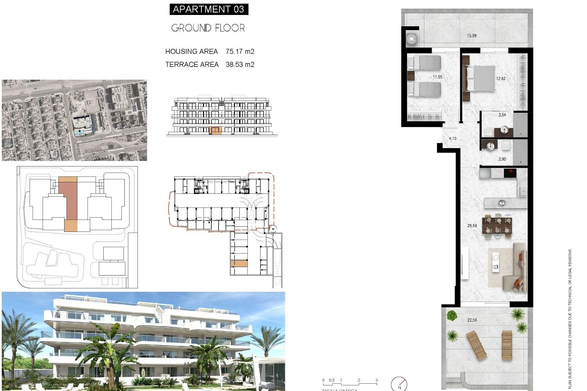 Obra nueva - Apartamento / piso - Orihuela Costa - Lomas de Cabo Roig