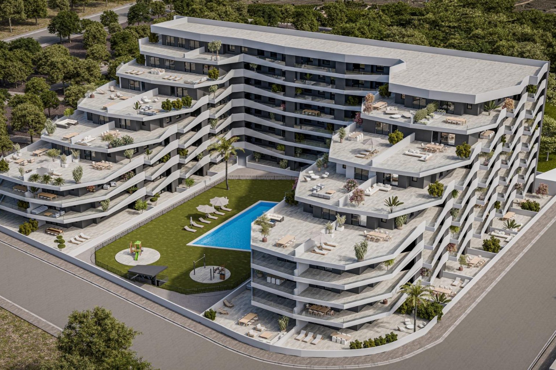 Obra nueva - Apartamento / piso - San Miguel de Salinas - Pueblo