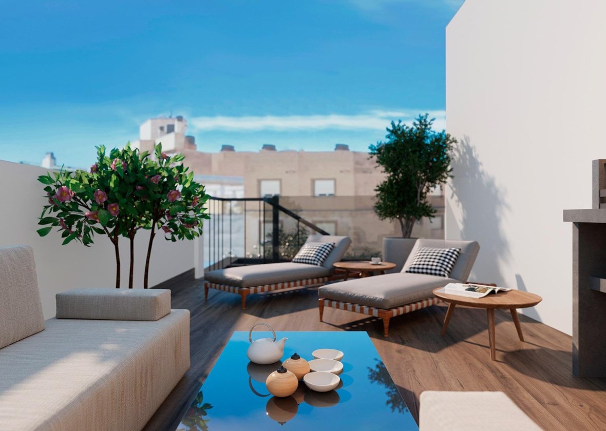 Obra nueva - Ático - Torrevieja - Playa de El Cura