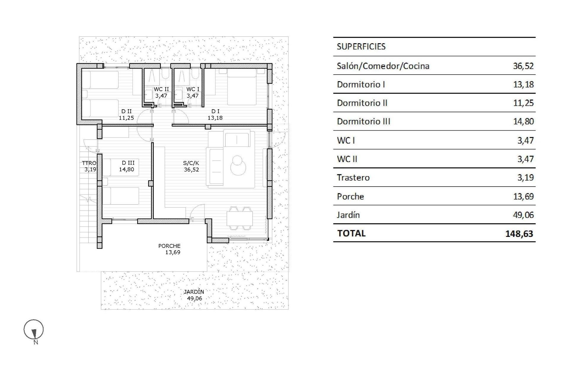 Obra nueva - Bungalow - San Miguel de Salinas - Pueblo