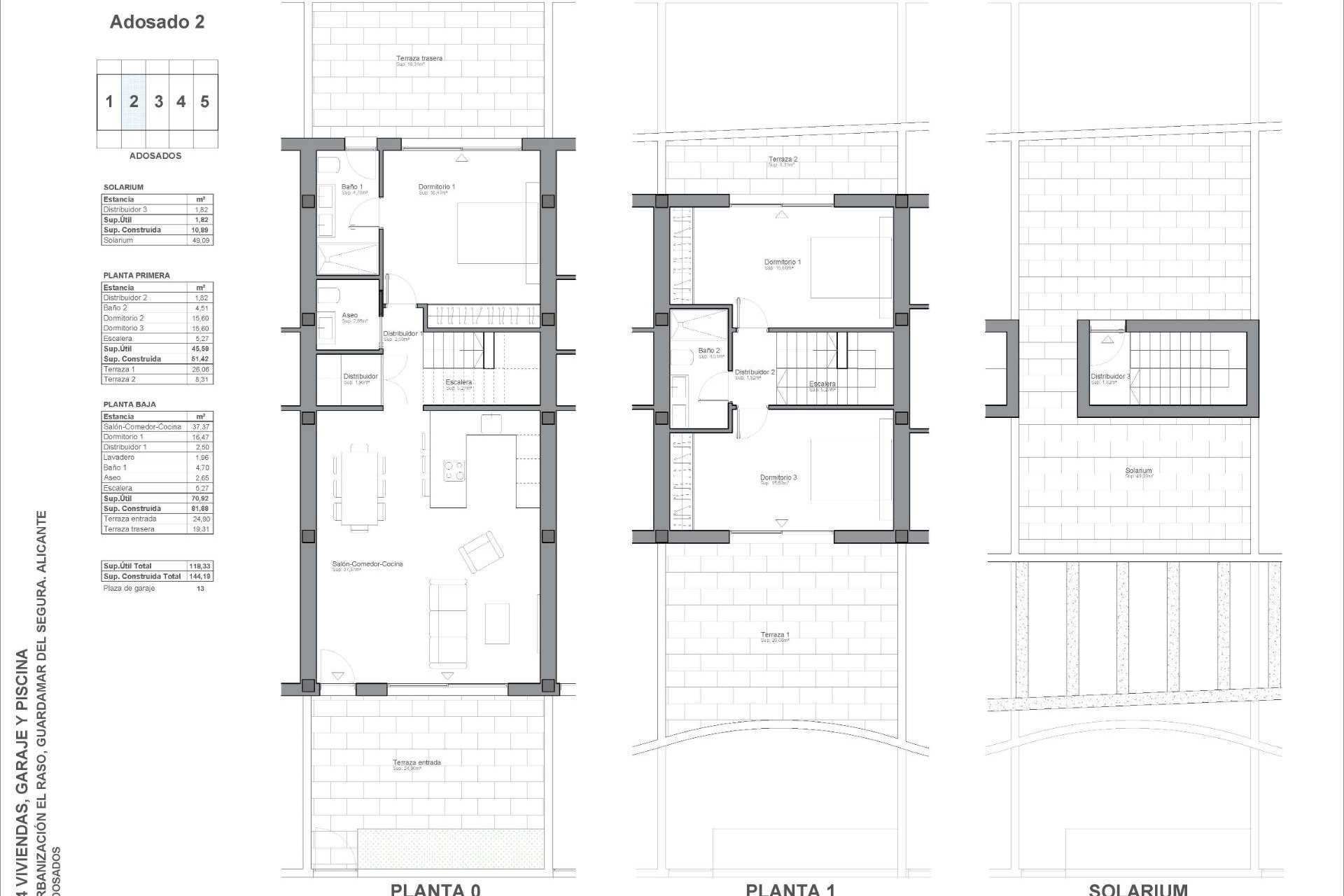 Obra nueva - Town House - Guardamar del Segura - El Raso