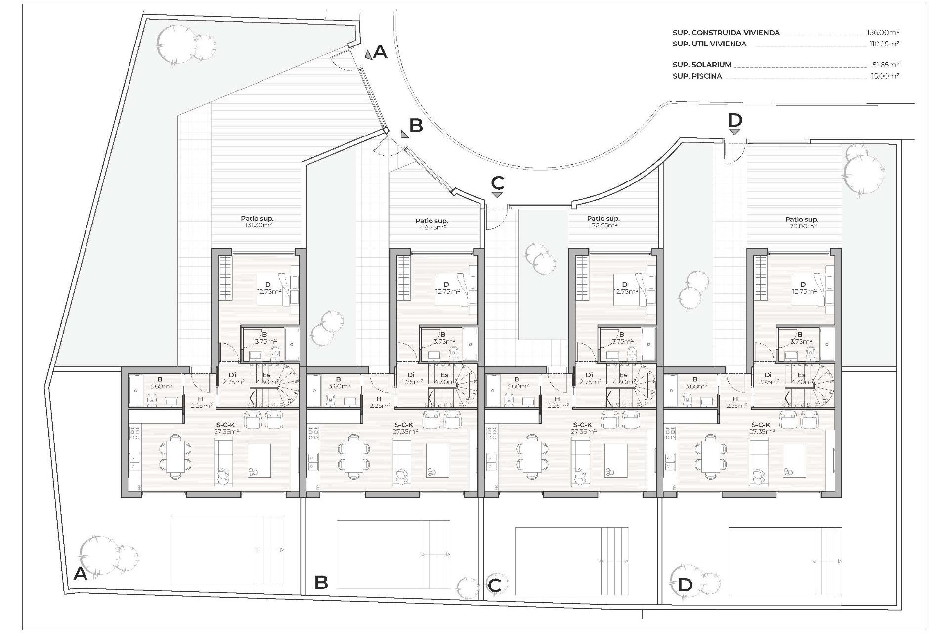 Obra nueva - Town House - Mazarron - Country Club
