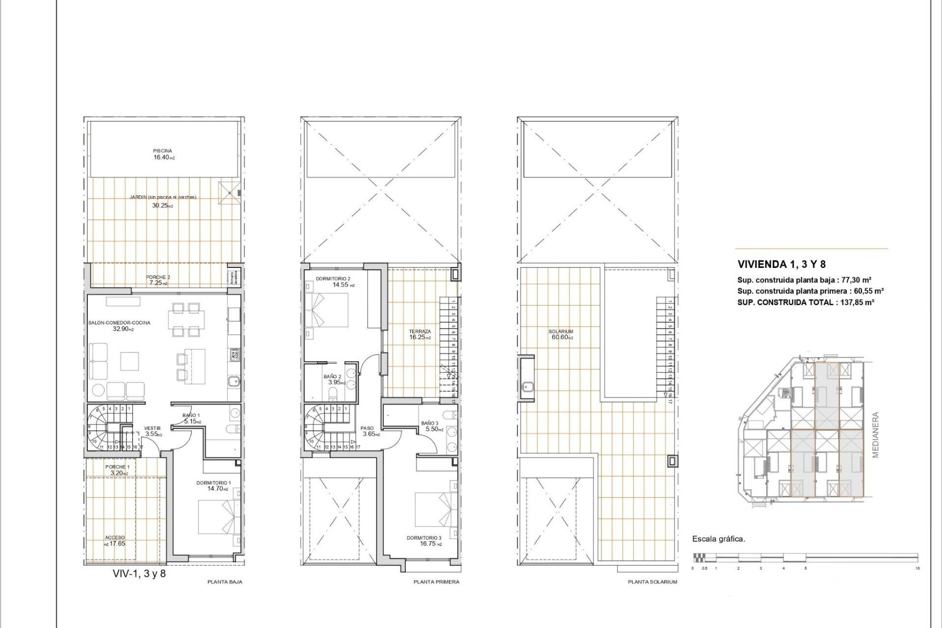 Obra nueva - Town House - San Javier - pueblo