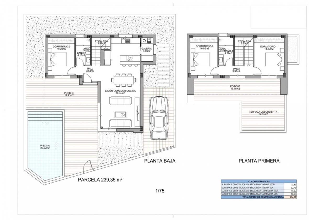 Obra nueva - Villa - Benijofar - Polideportivo