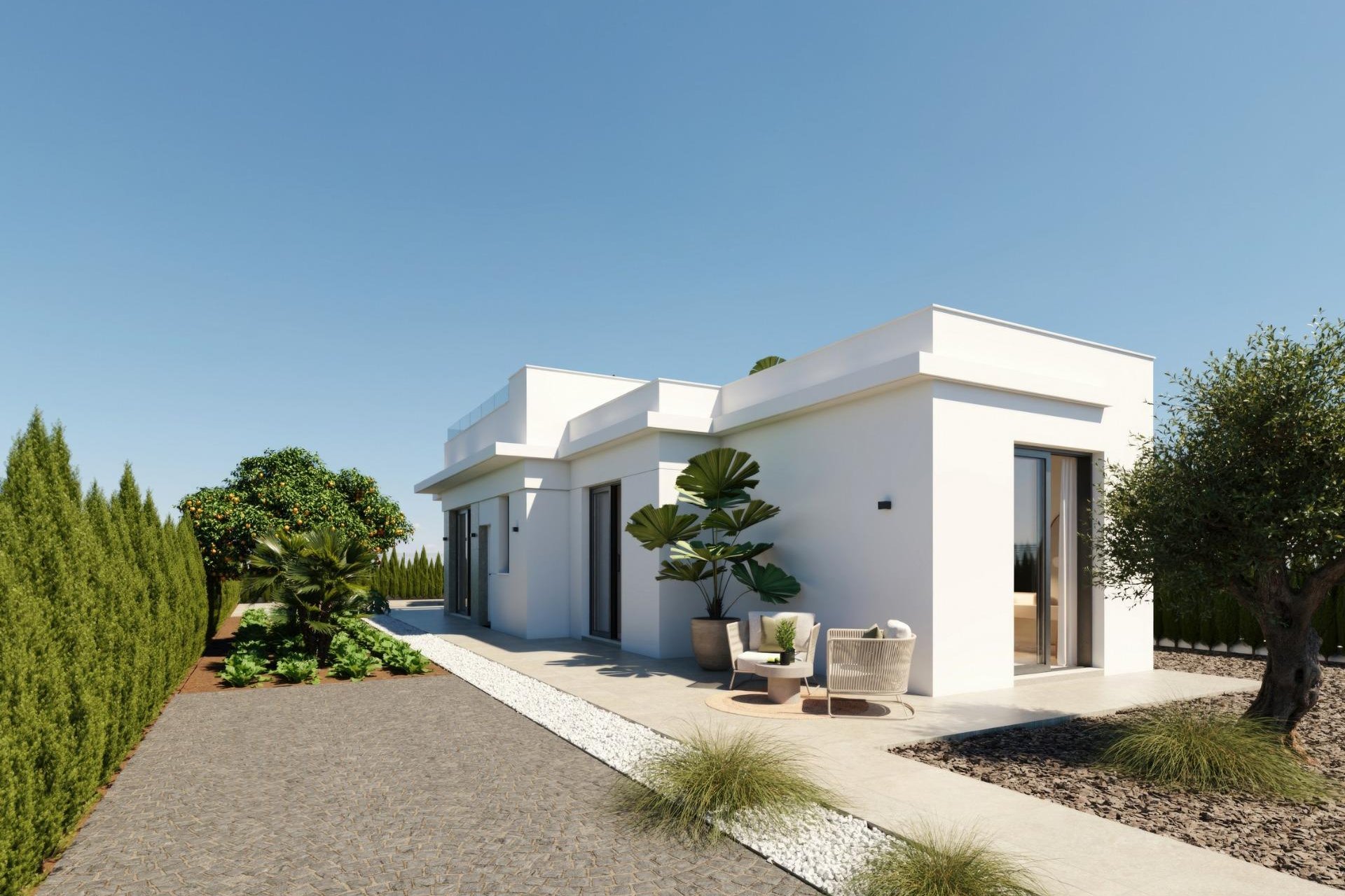 Obra nueva - Villa - Fuente Álamo - Hacienda Del Álamo Golf