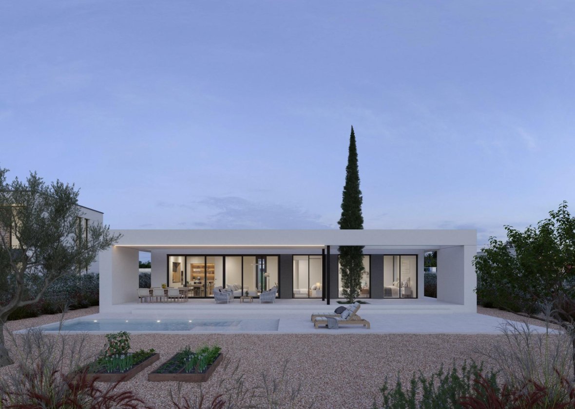 Obra nueva - Villa - Fuente Álamo - Hacienda del Alamo