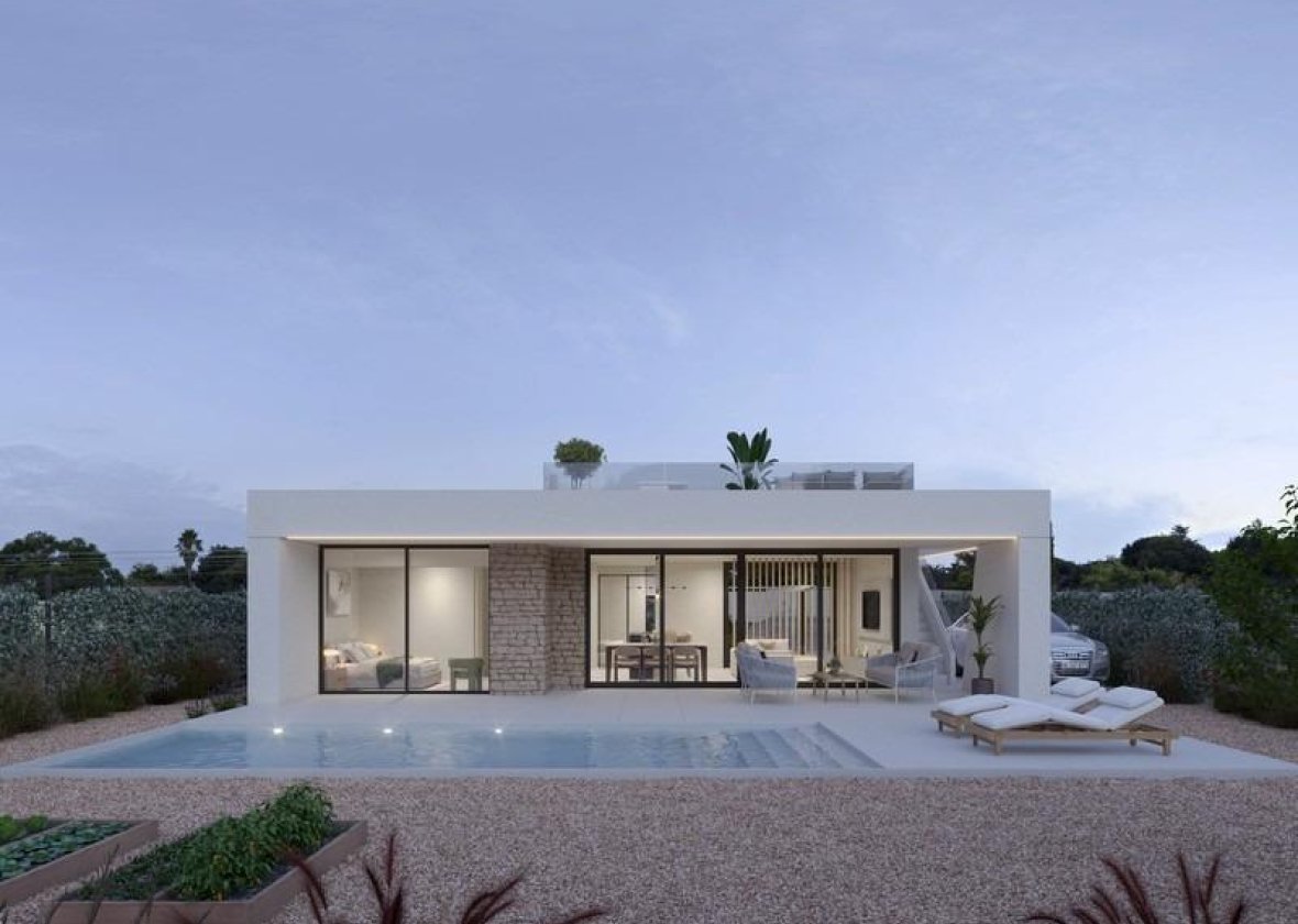 Obra nueva - Villa - Fuente Álamo - Hacienda del Alamo