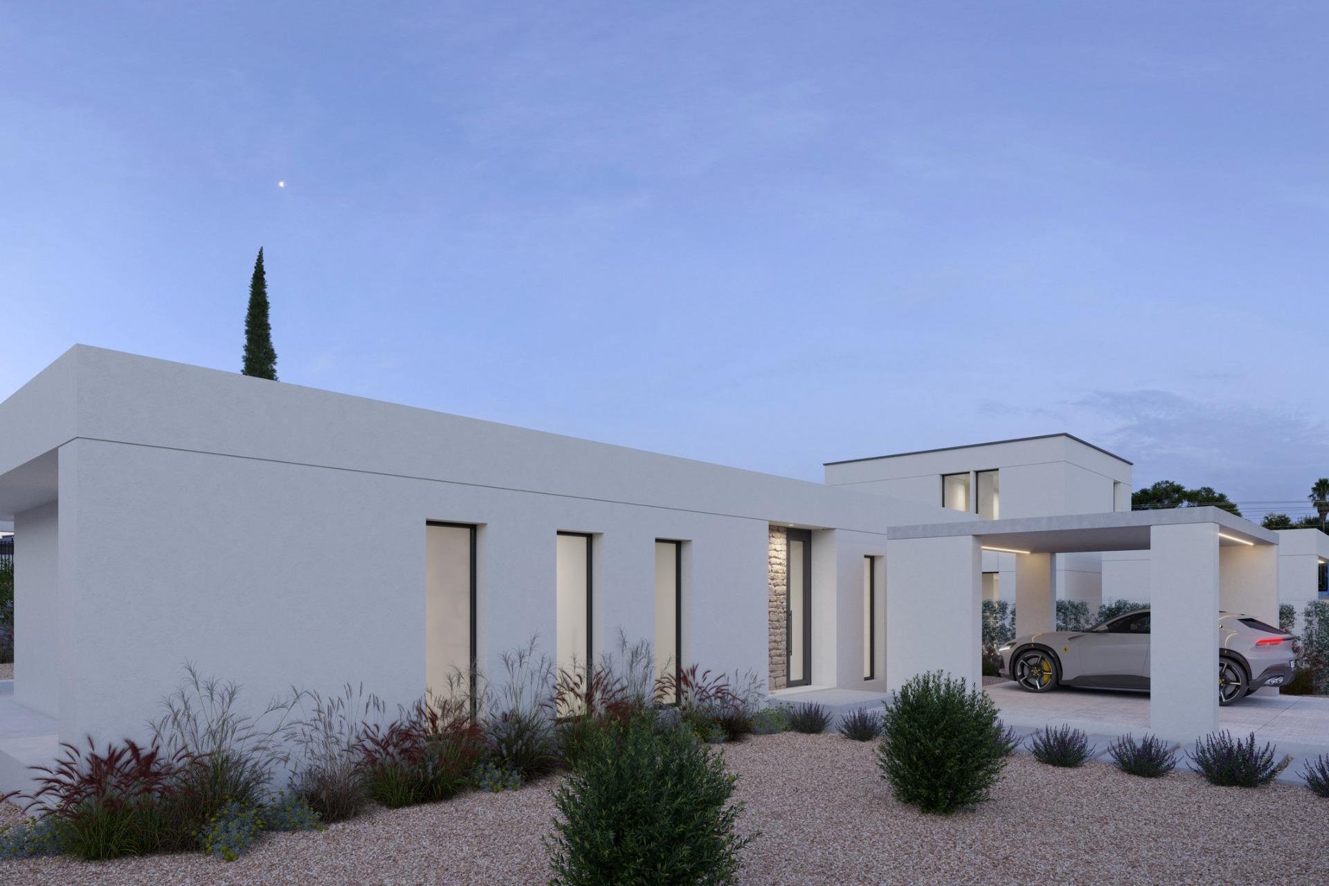 Obra nueva - Villa - Fuente Álamo - Hacienda del Alamo