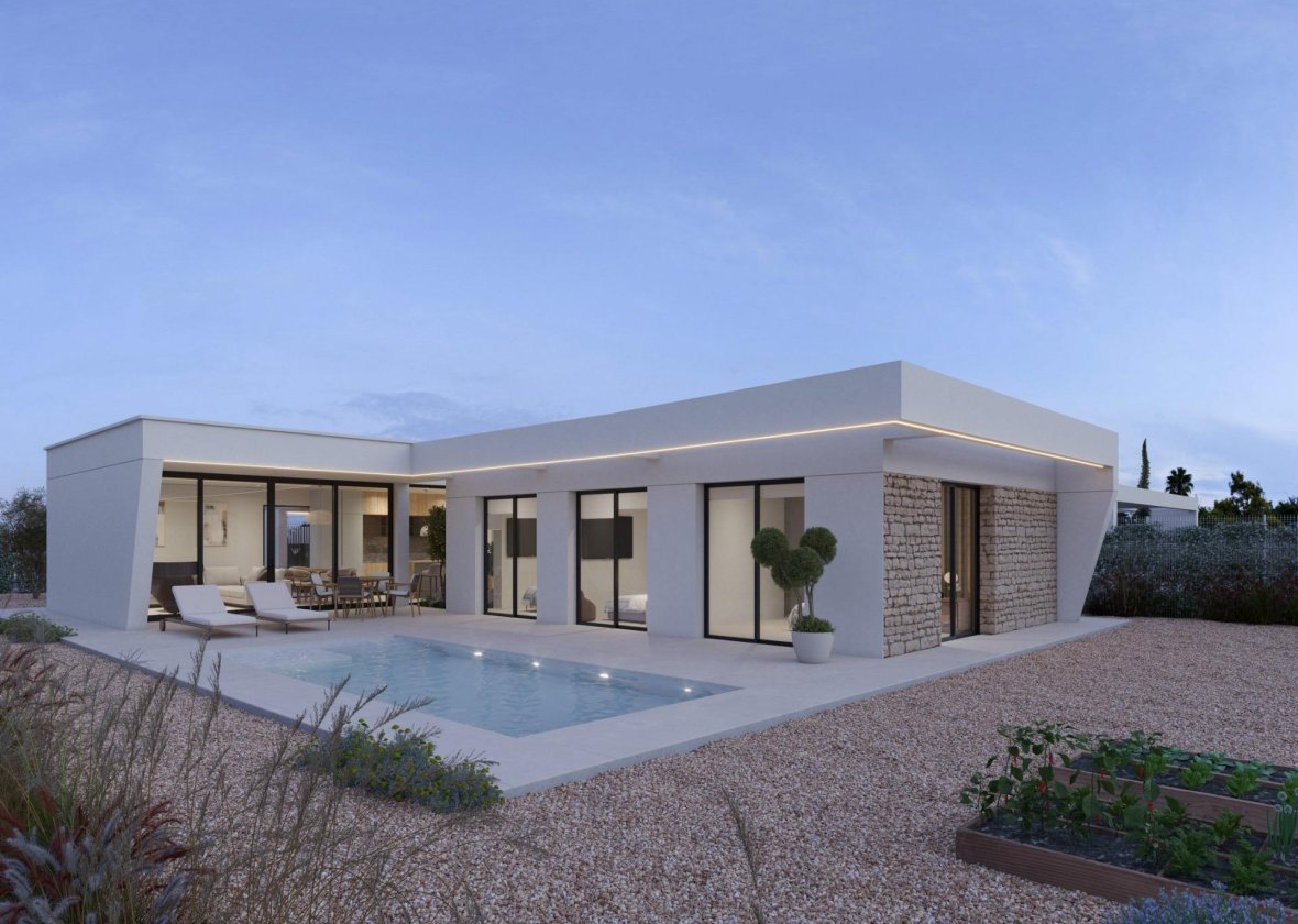 Obra nueva - Villa - Fuente Álamo - Hacienda del Alamo