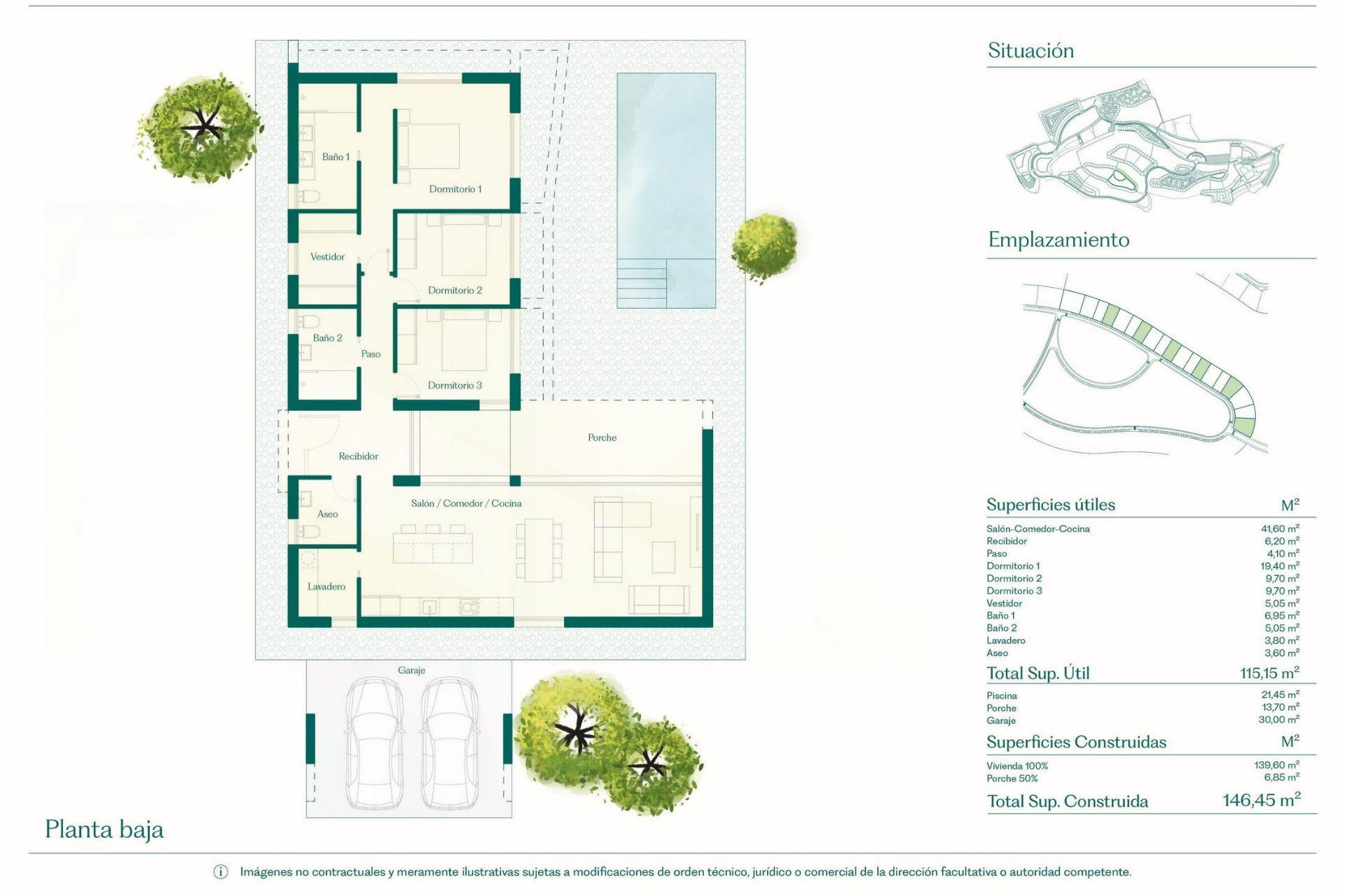 Obra nueva - Villa - Fuente Álamo - Hacienda del Alamo