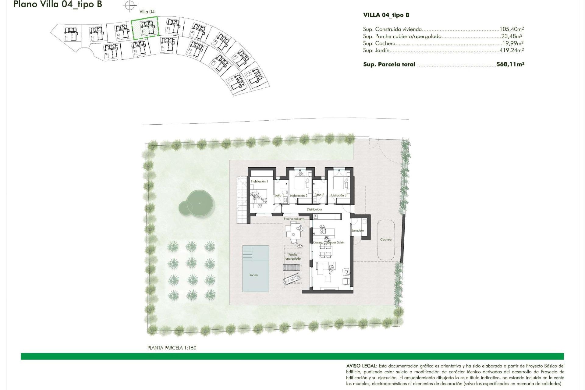 Obra nueva - Villa - Fuente Álamo - Hacienda del Alamo