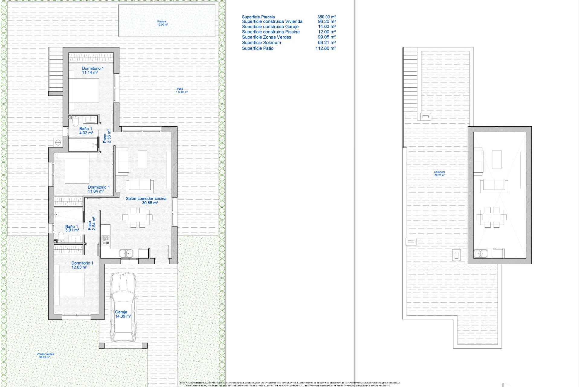 Obra nueva - Villa - Los Alcazares - Serena Golf