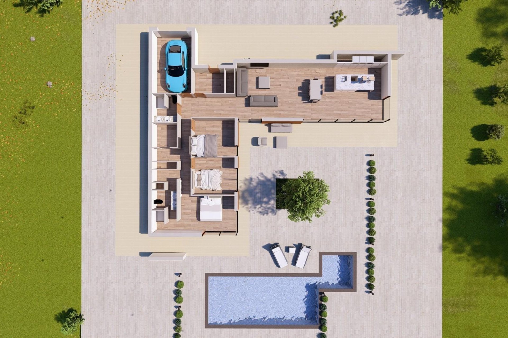 Obra nueva - Villa - Pinoso - Casas Pastor