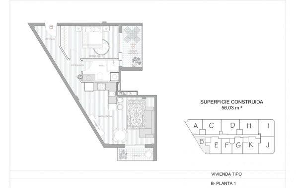 New Build - Apartment / flat - Alcantarilla - pueblo