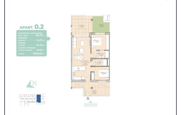 New Build - Apartment / flat - Los Alcazares - Serena Golf