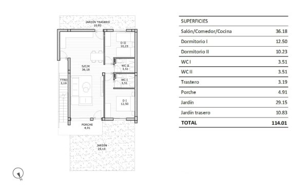 New Build - Bungalow - San Miguel de Salinas - Pueblo