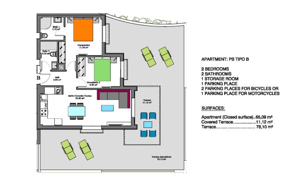 New Build - Apartment / flat - Orihuela Costa - Las Filipinas