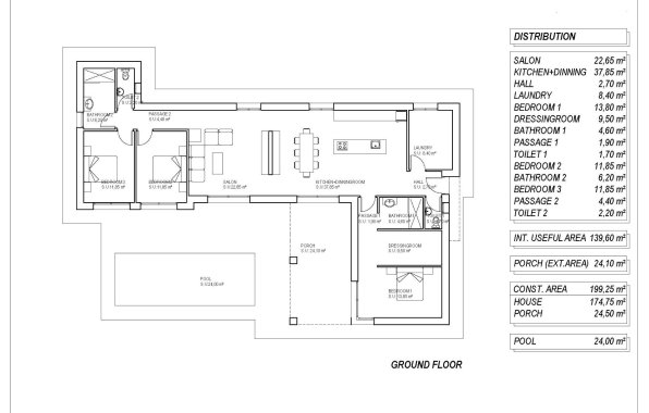 New Build - Villa - Pinoso - Lel