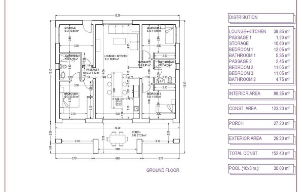 New Build - Villa - Pinoso - Lel