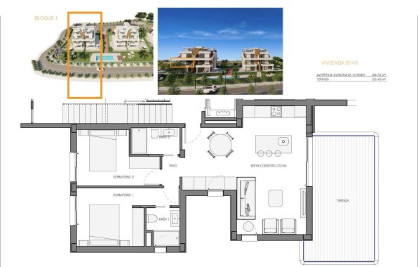 New Build - Apartment / flat - Fuente Álamo - Hacienda del Alamo
