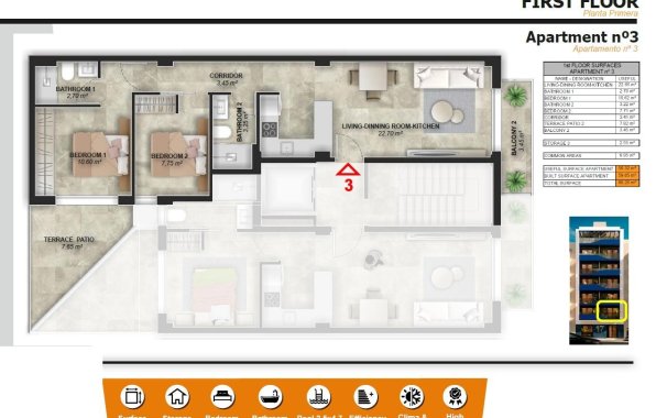 New Build - Apartment / flat - Torrevieja - Playa del Acequión