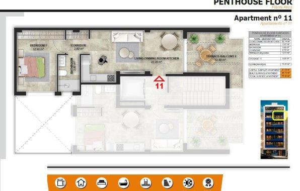 New Build - Penthouse - Torrevieja - Playa del Acequión