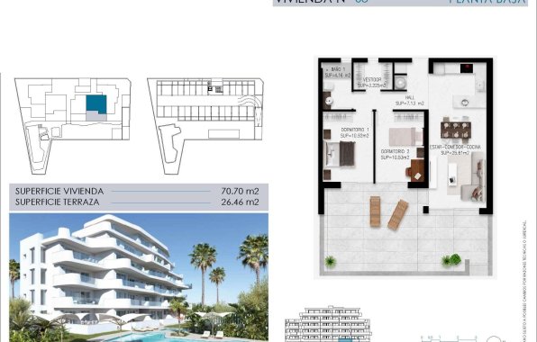 New Build - Apartment / flat - Pilar de la Horadada - Mil Palmeras